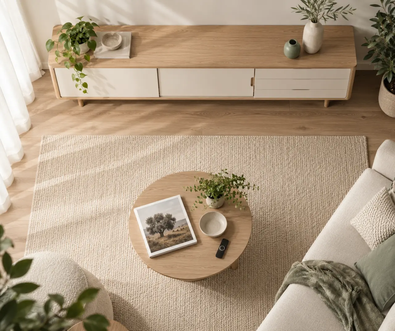L’enfilade meuble, un rangement bas de 140 à 220 cm pour libérer le salon