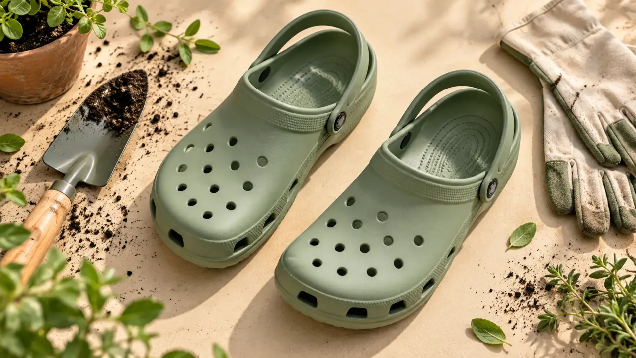 Crocs pour jardinage : le confort des sabots, pas la protection des bottes