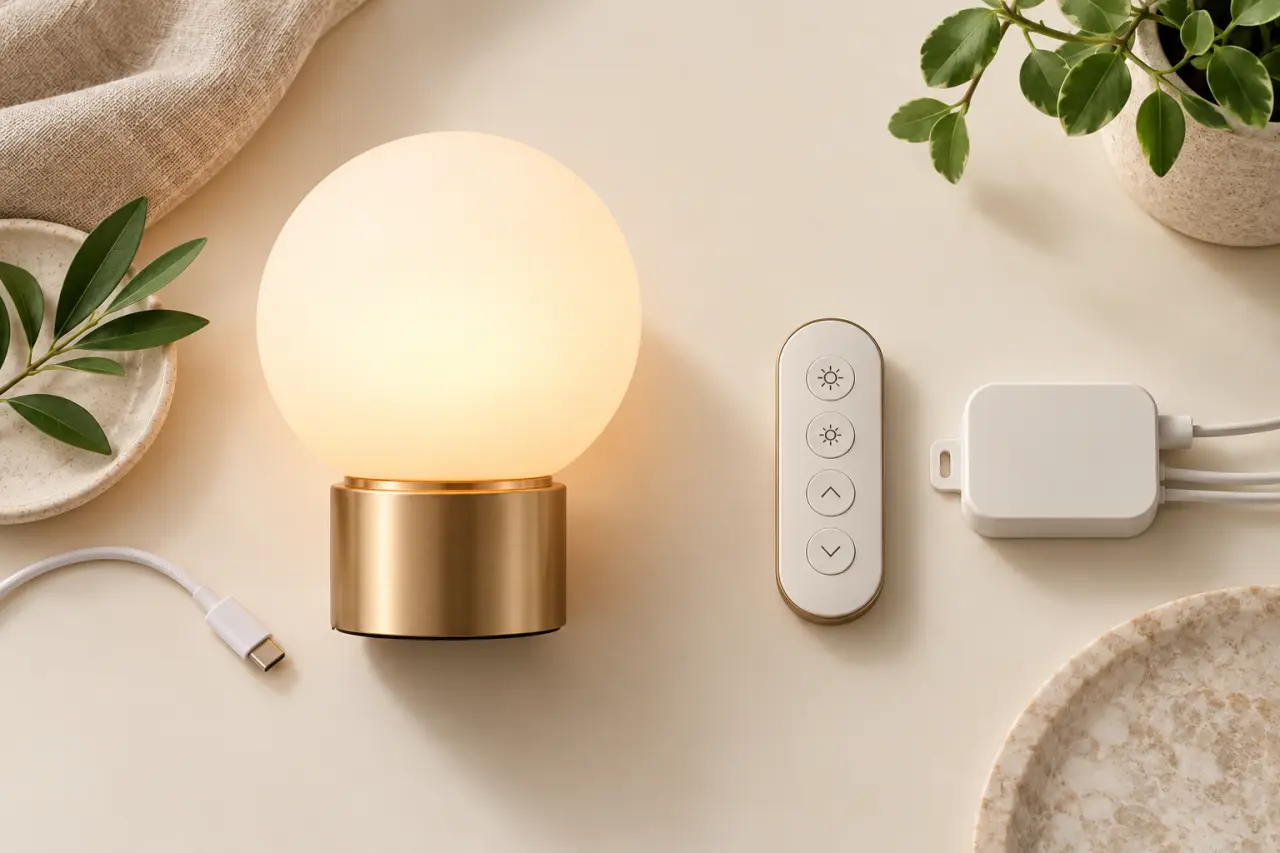 Éclairage sans fil intérieur : lampe autonome ou commande radio, évitez l’erreur d’achat